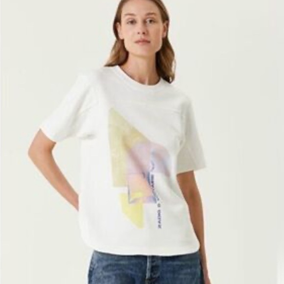 ZADIG&VOLTAIRE  Bow Mo Terry Palmier Tee NWT - Picture 1 of 12